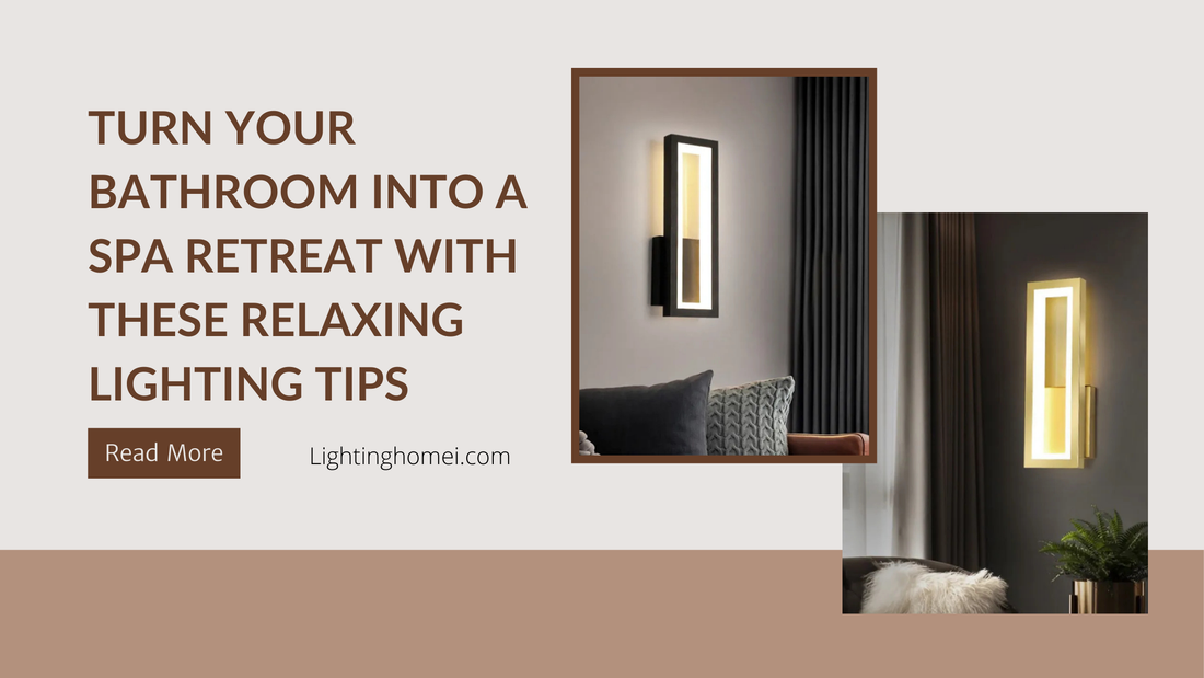 Turn Your Bathroom Into a Spa Retreat with These Relaxing Lighting Tips