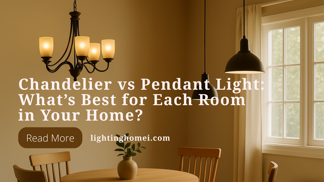 Chandelier vs Pendant Light: What’s Best for Each Room in Your Home