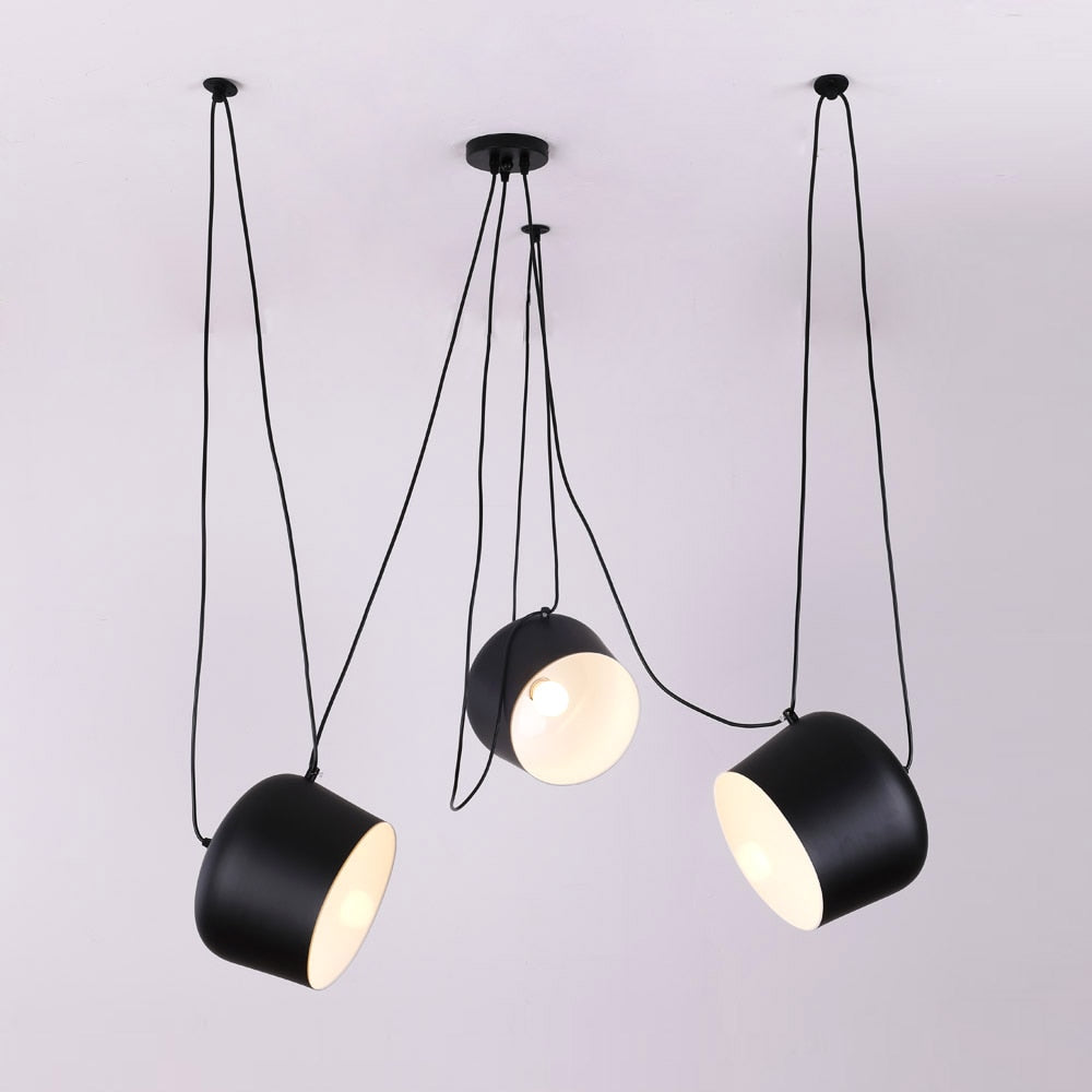 3 heads aim pendant light