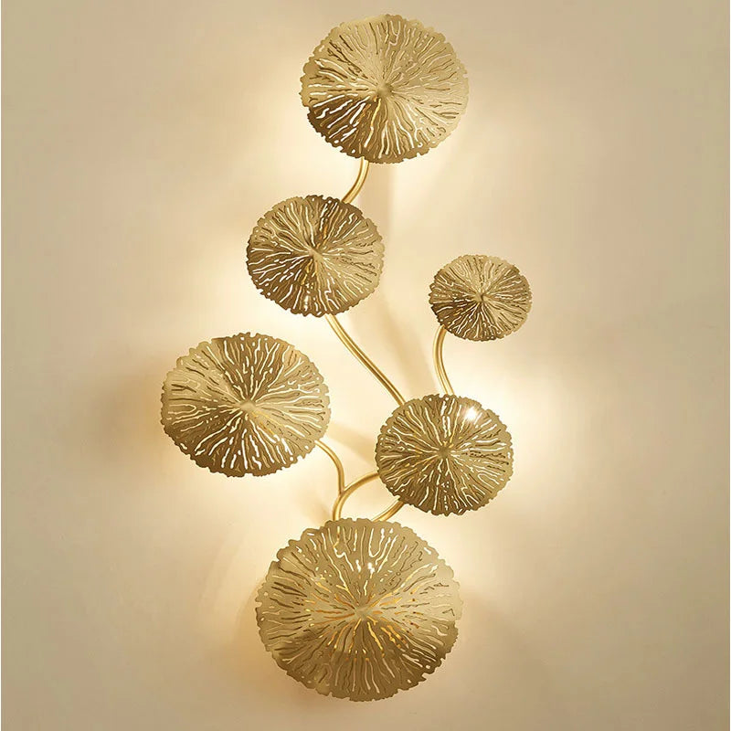 Modern lotus wall lamp for bedroom & living room