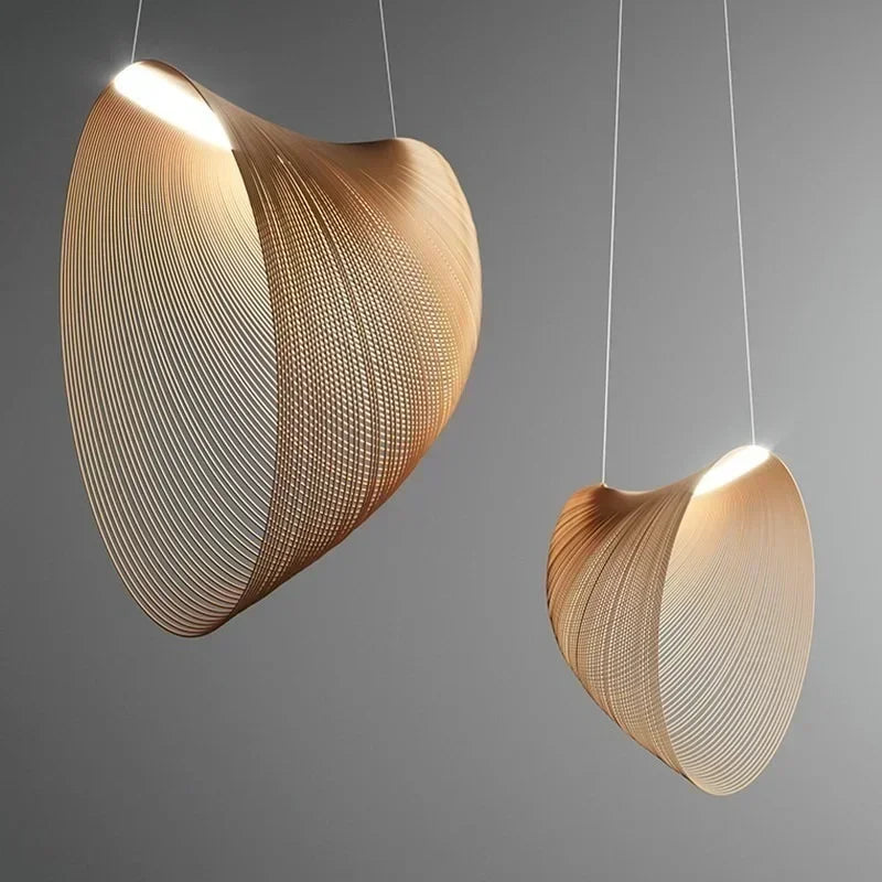Modern Sculptural Pendant Light