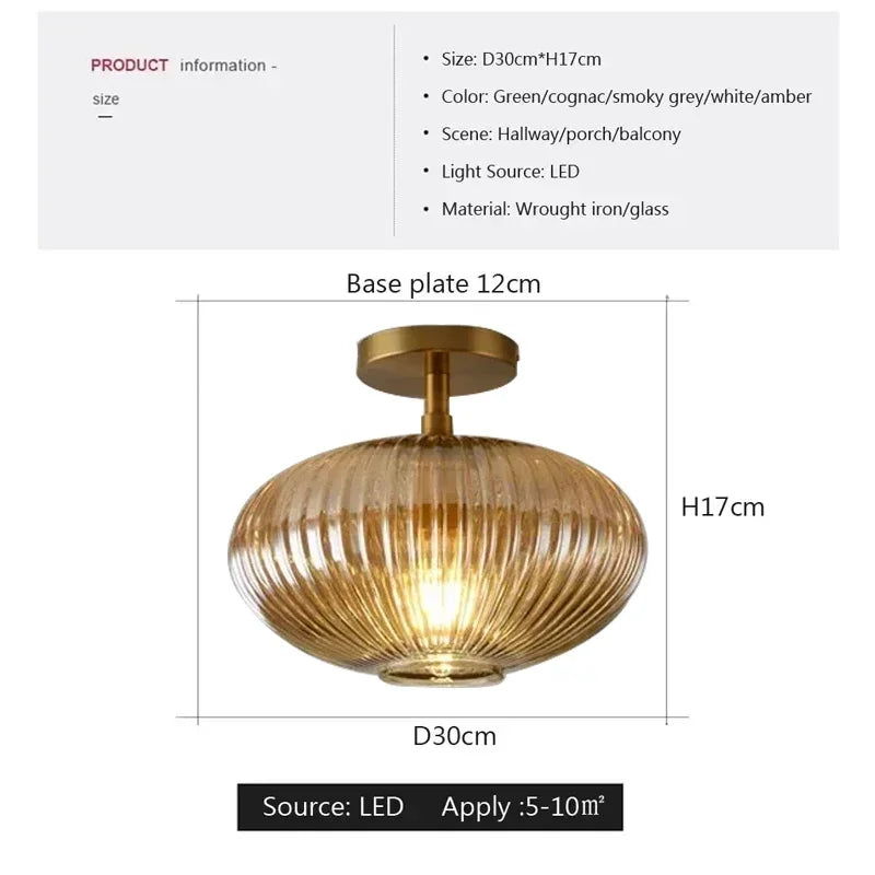Simple Round Ceiling Light Design