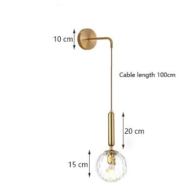 bathroom globe wall sconce