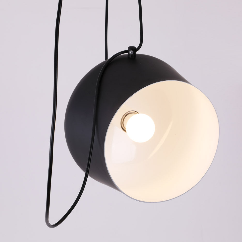 black aim pendant light