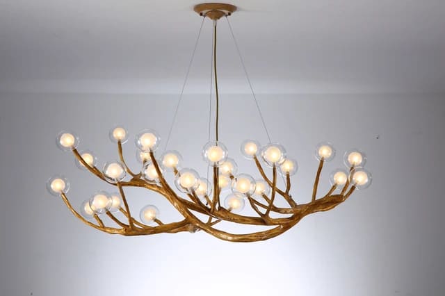 tree-inspired chandelier for modern interiors