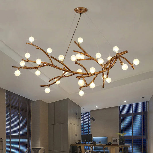 modern tree branch chandelier light