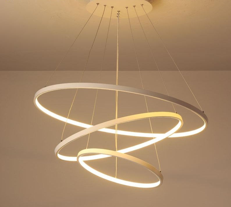 circular chandelier light fixture