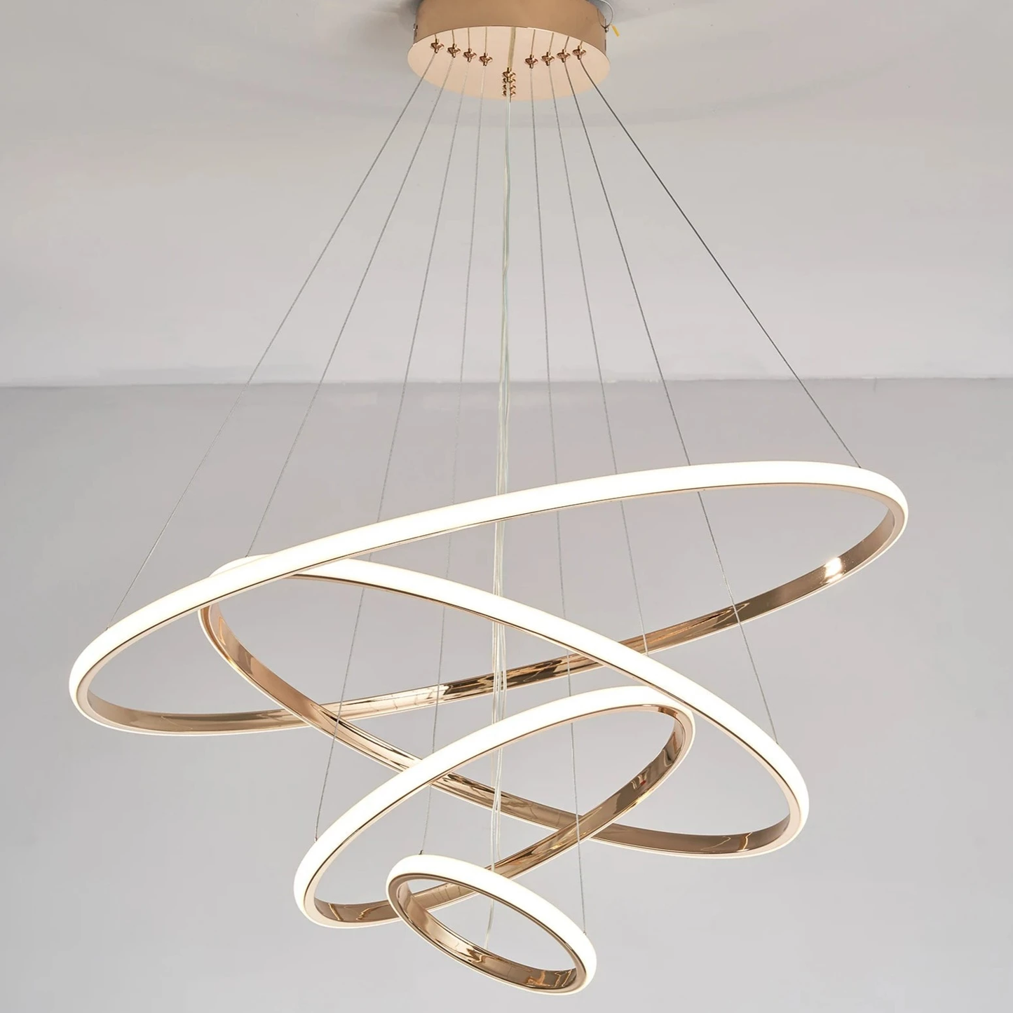 circular chandelier modern