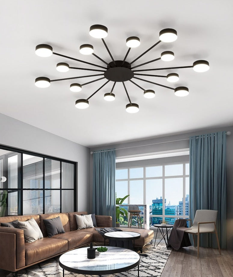 contemporary sputnik chandelier