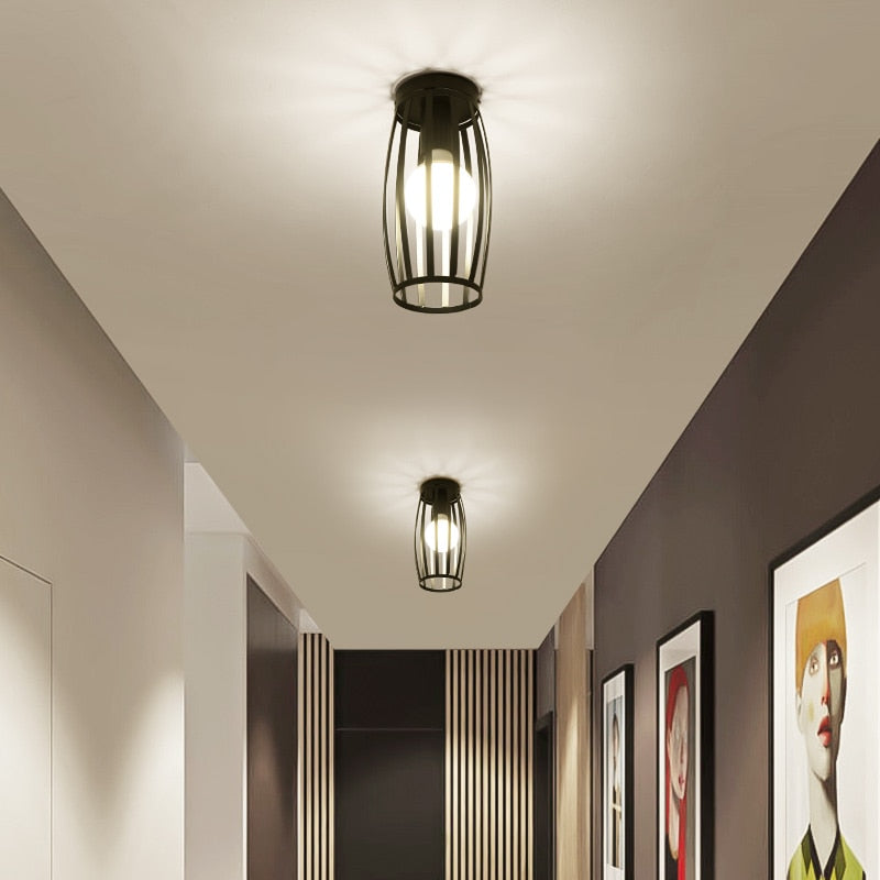wire cage ceiling light cover