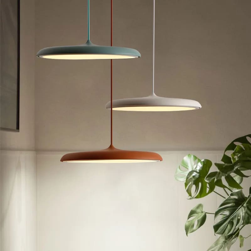 Minimalist round disc lighting for home & office