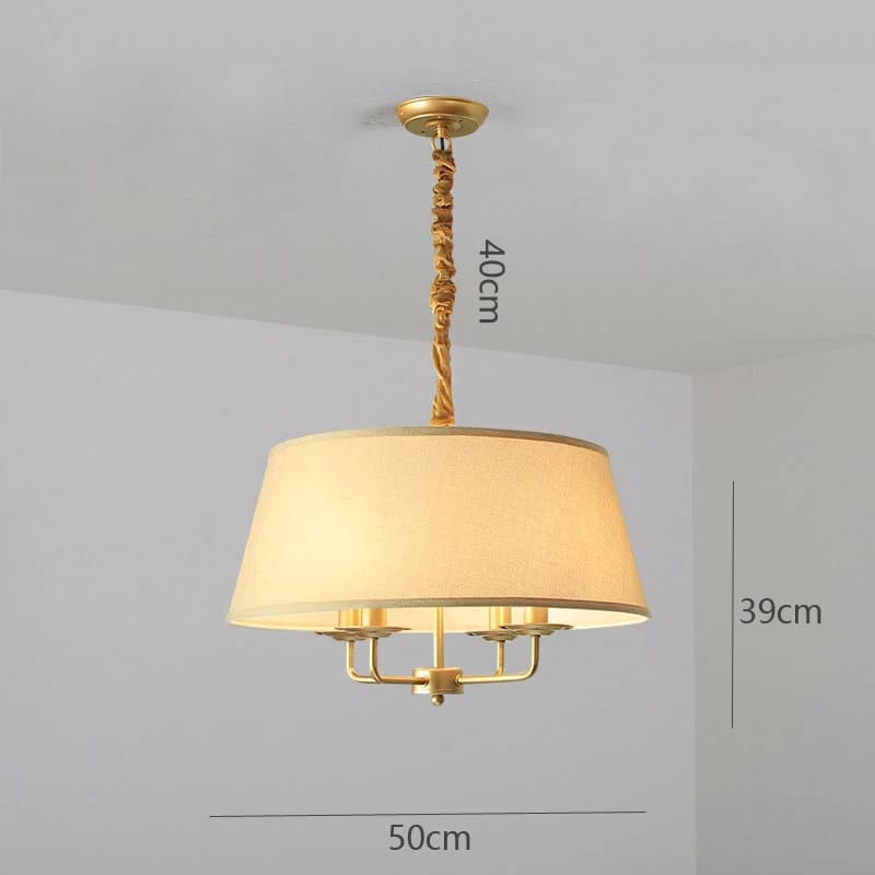 drum chandelier shade