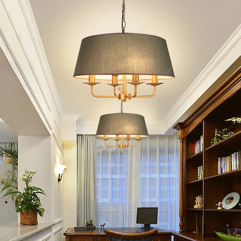 drum chandeliers for dining room
