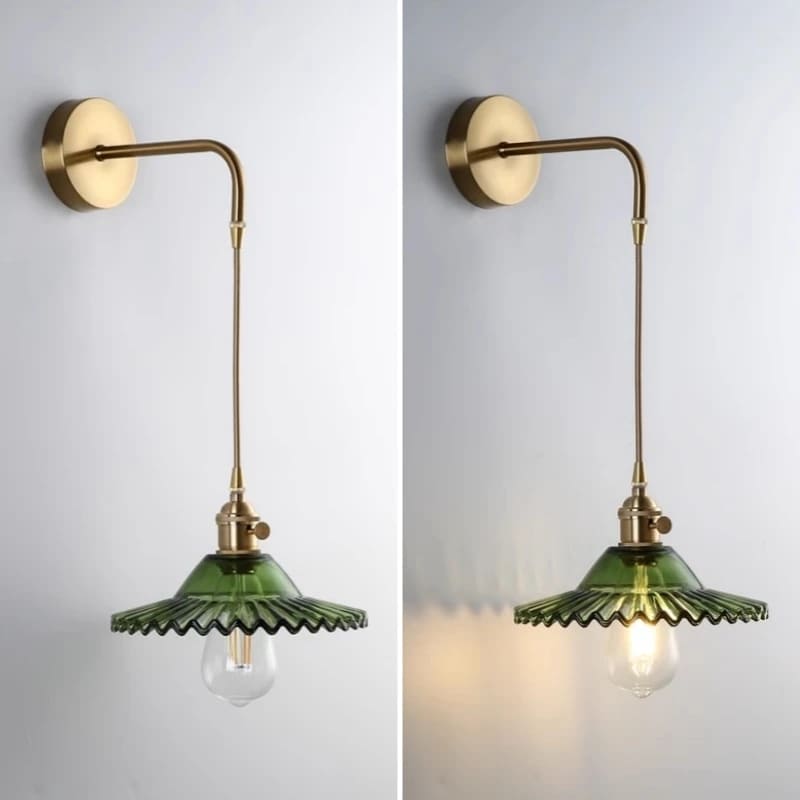 flower wall sconce light