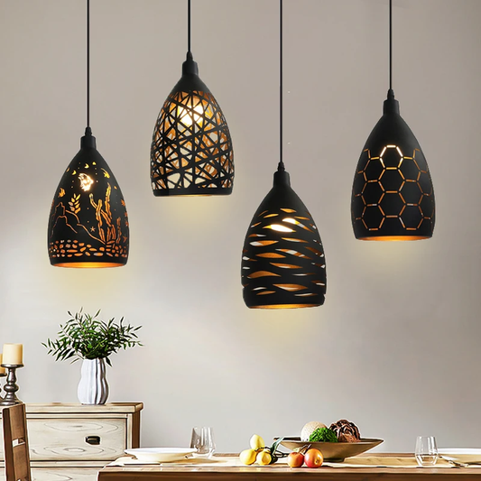 hollow industrial pendant light