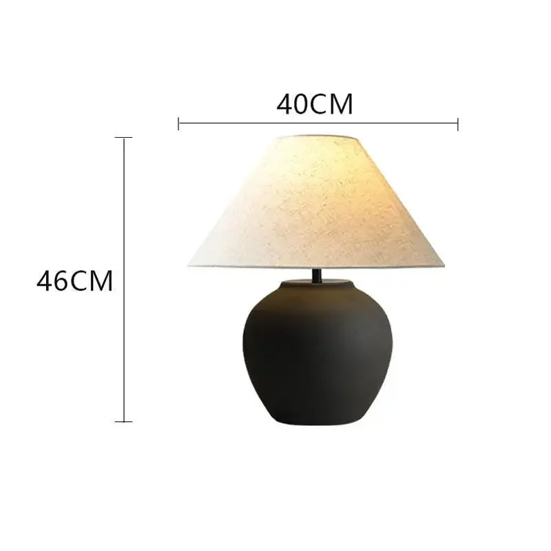 large ceramic table lamp