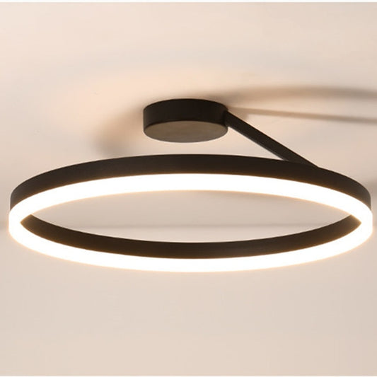 modern LED ring ceiling light for bedroom