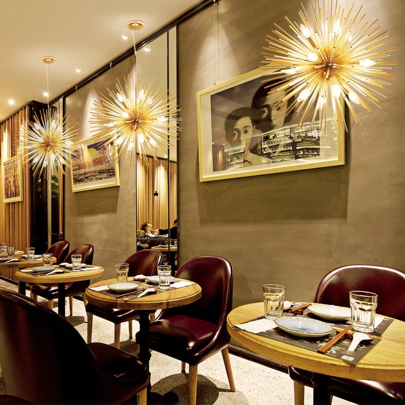 led sputnik chandelier