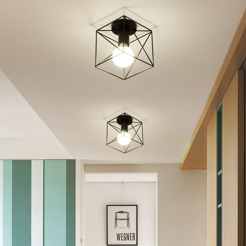 black cage light cover