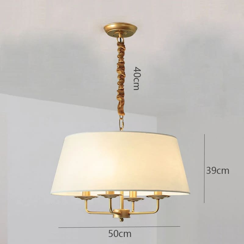 light drum chandelier