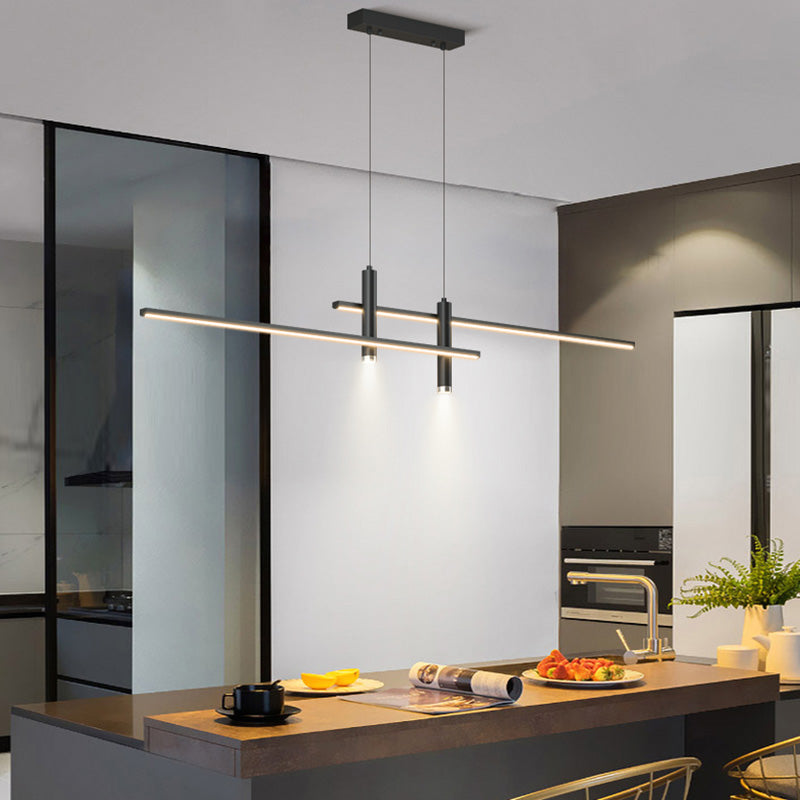 linear chandeliers