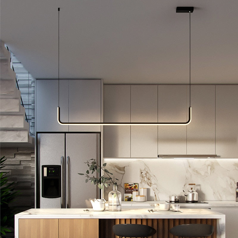 linear pendant light fixture