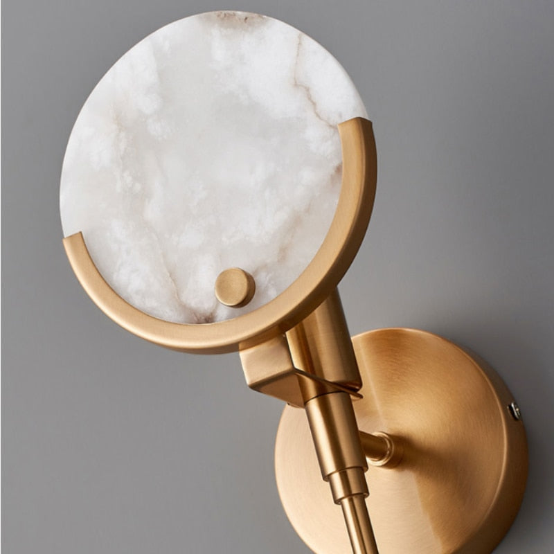 Secure packaging for marble wall lamp