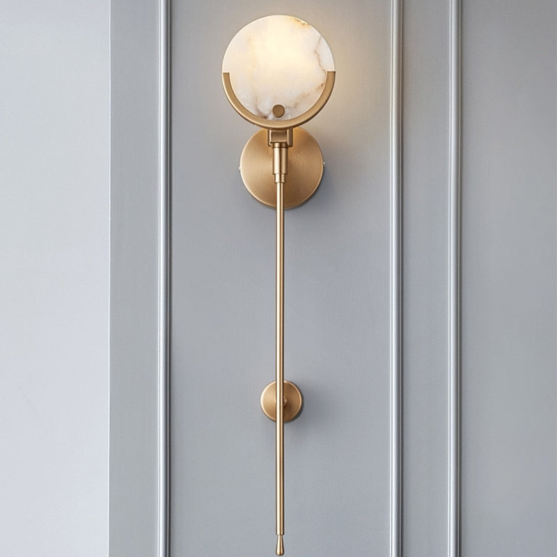 Modern Sconce Wall Light installed in a living room