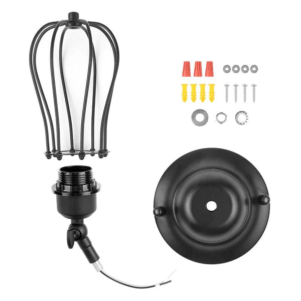 metal cage wall sconce