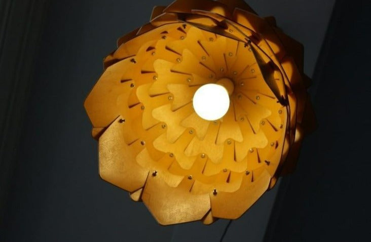 contemporary pinecone pendant light