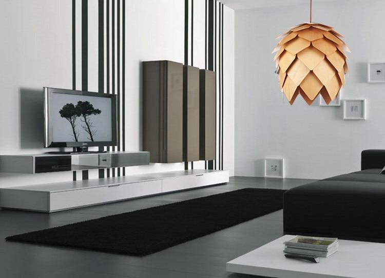 pine cone pendant light fixture