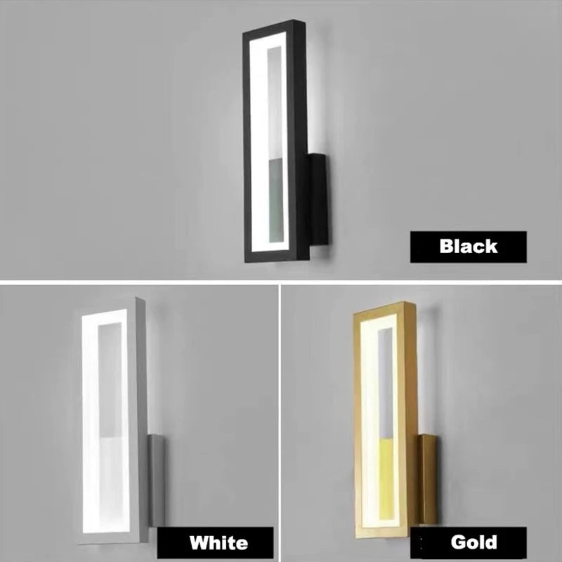 rectangular wall light fixture