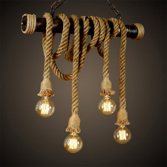 rope pendant light farmhouse