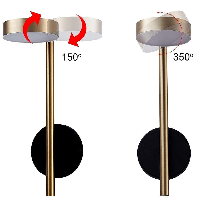 rotating wall sconce