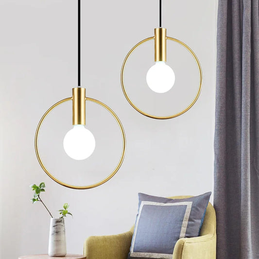 round pendant light