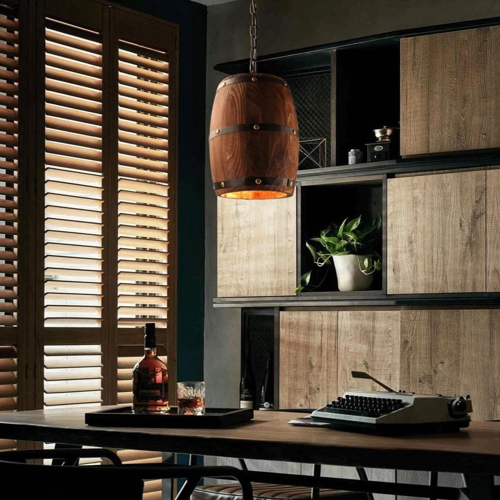 rustic pendant light