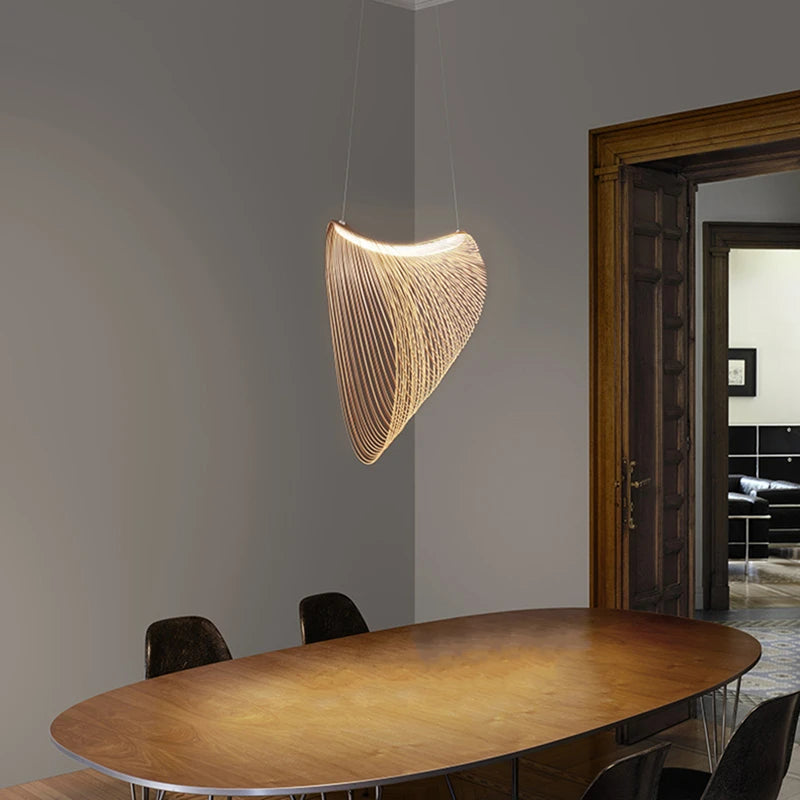 Modern Sculptural Pendant Light
