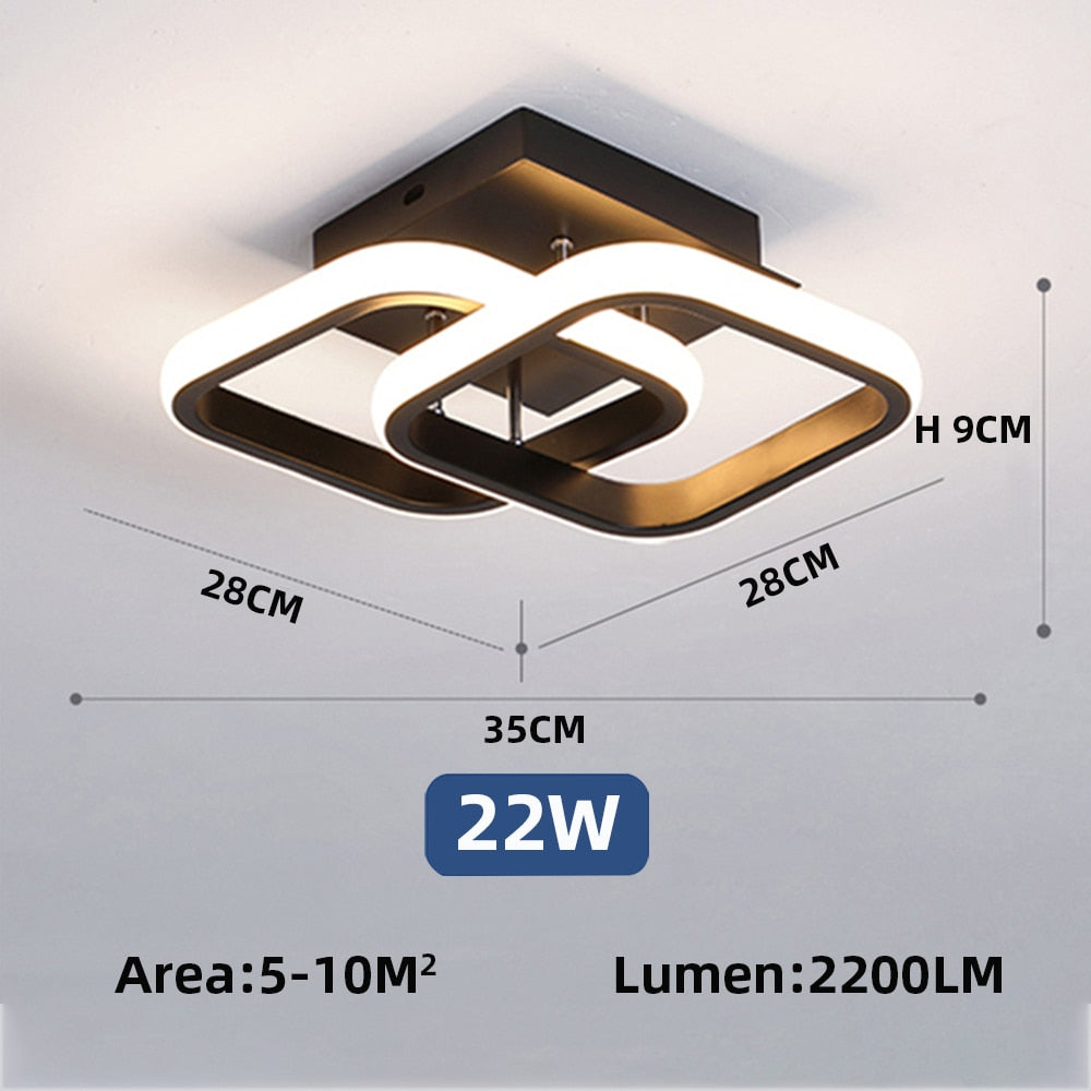 square ceiling light led