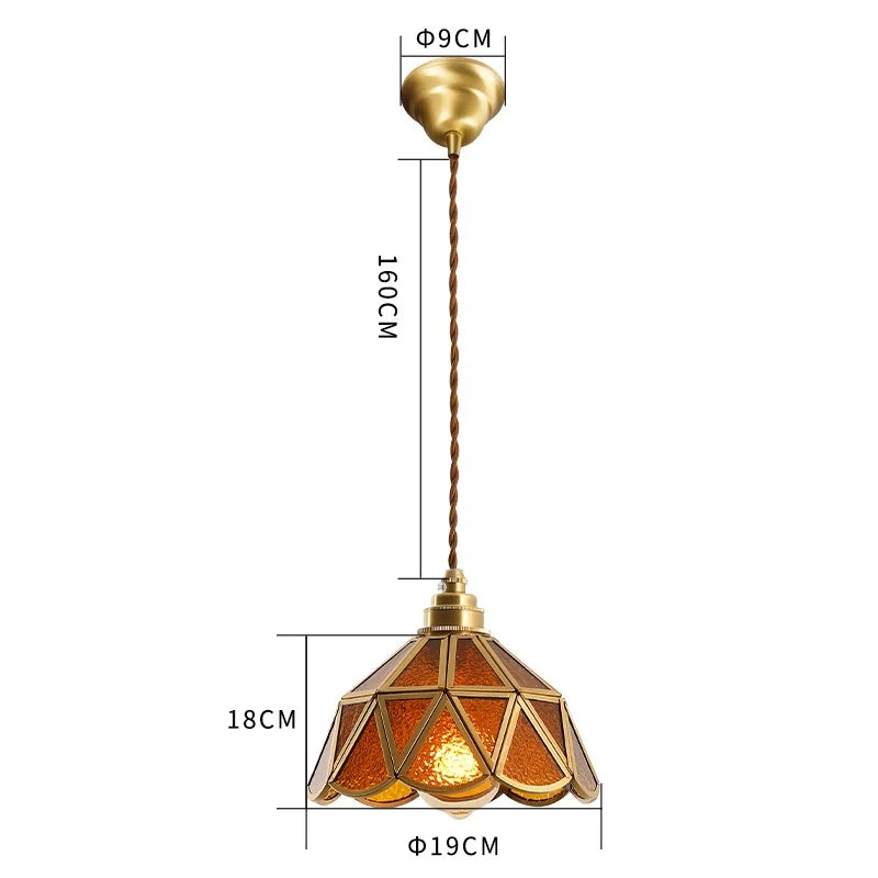 stained glass pendant lights for kitchen island