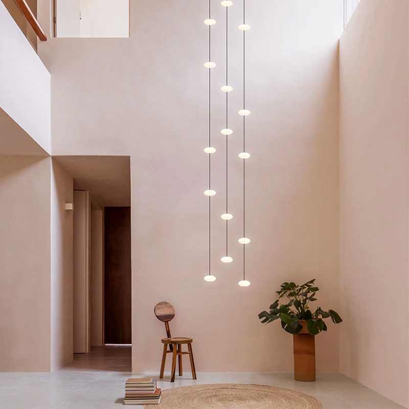 stairwell chandelier lighting