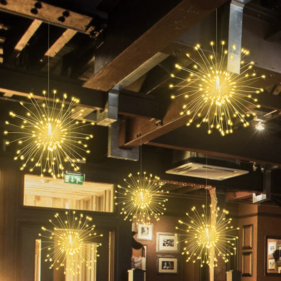 starburst pendant light