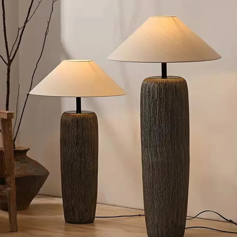 tall ceramic floor lamps
