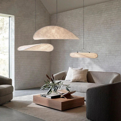 Layer Tense Pendant Lamp in a modern living room setting
