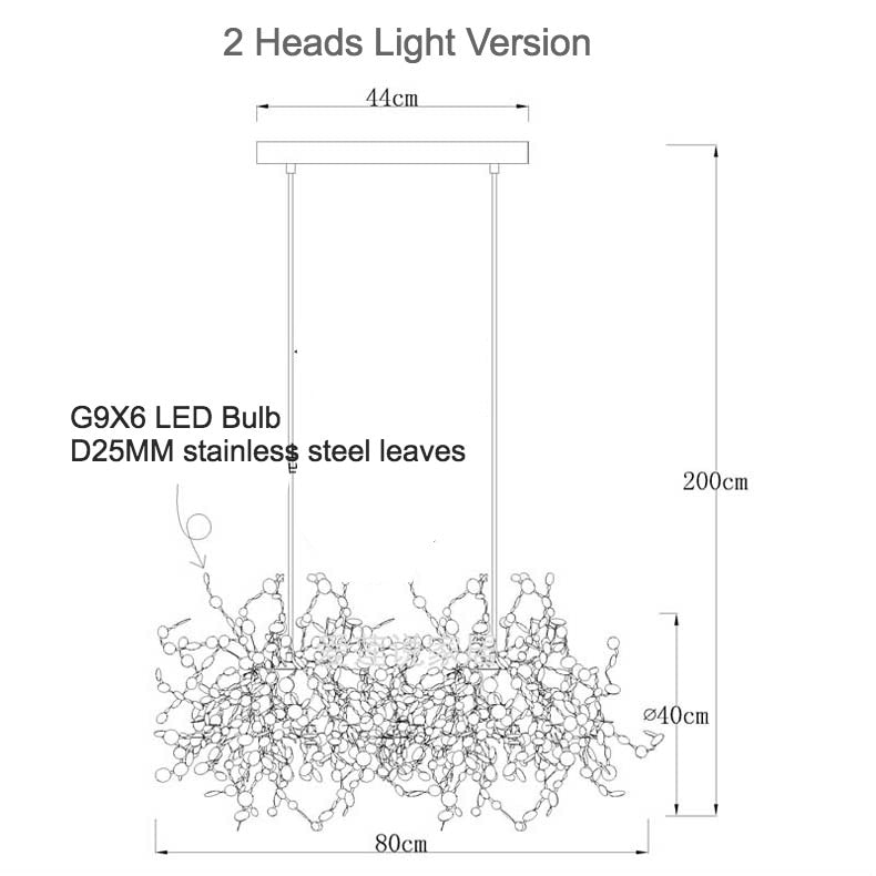 vintage leaf chandelier
