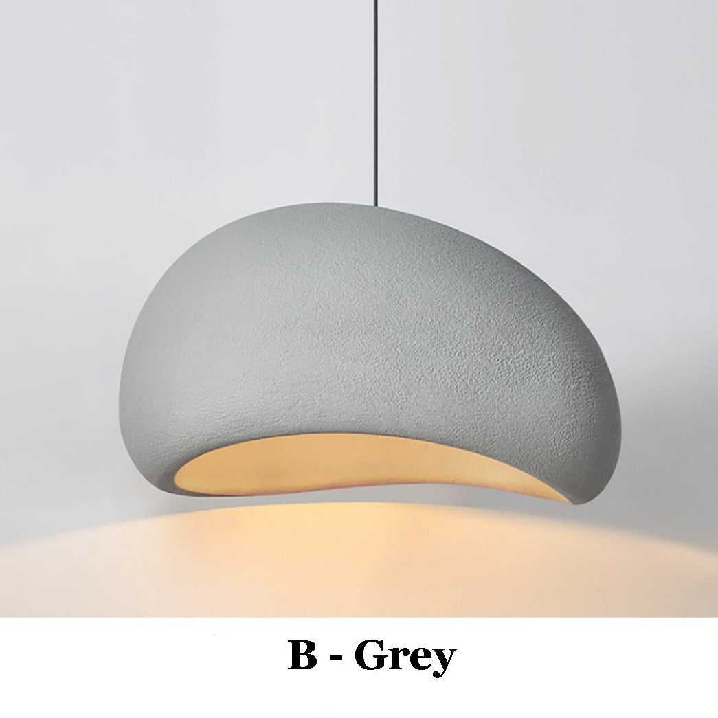 Warm Ambiance Pendant Light with Wabi Sabi Influence