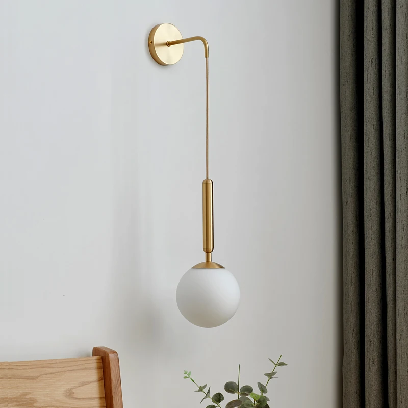 modern wall sconce globe