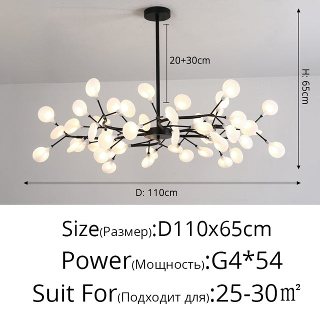 modern branch chandelier