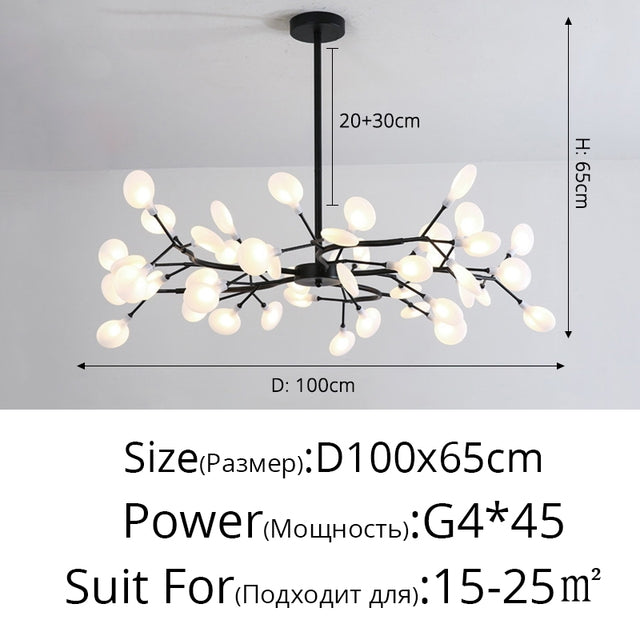 black branch chandelier