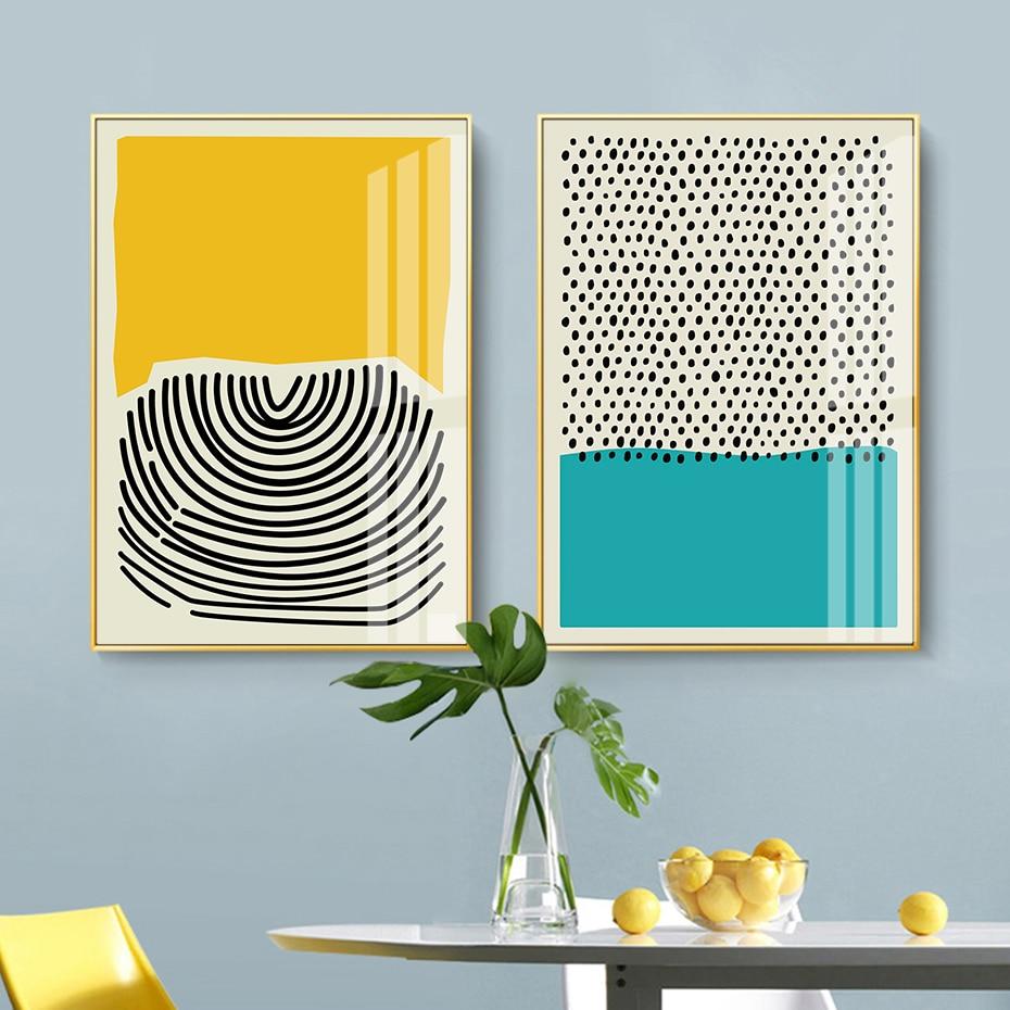 Abstract landscape painting