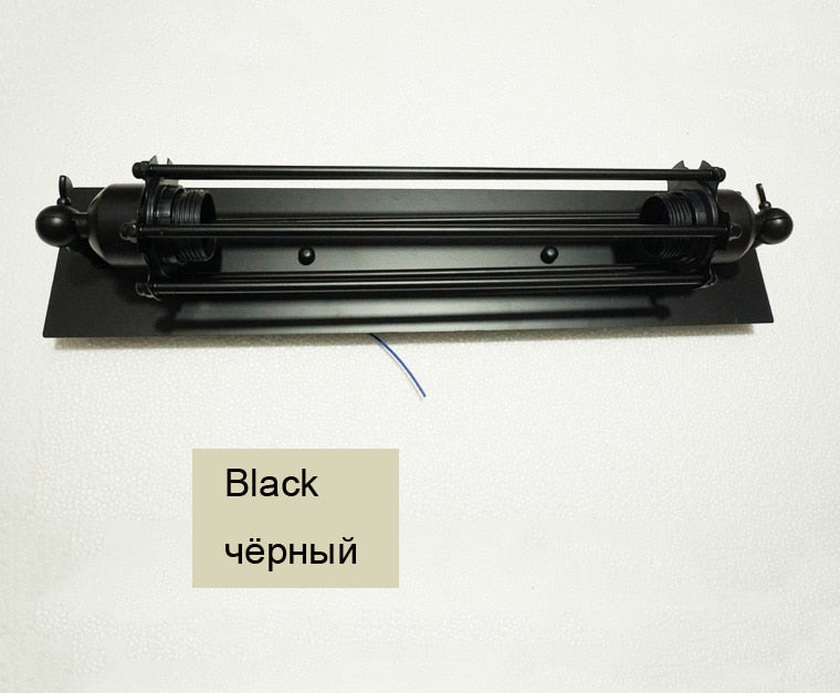 black retro wall sconce lighting